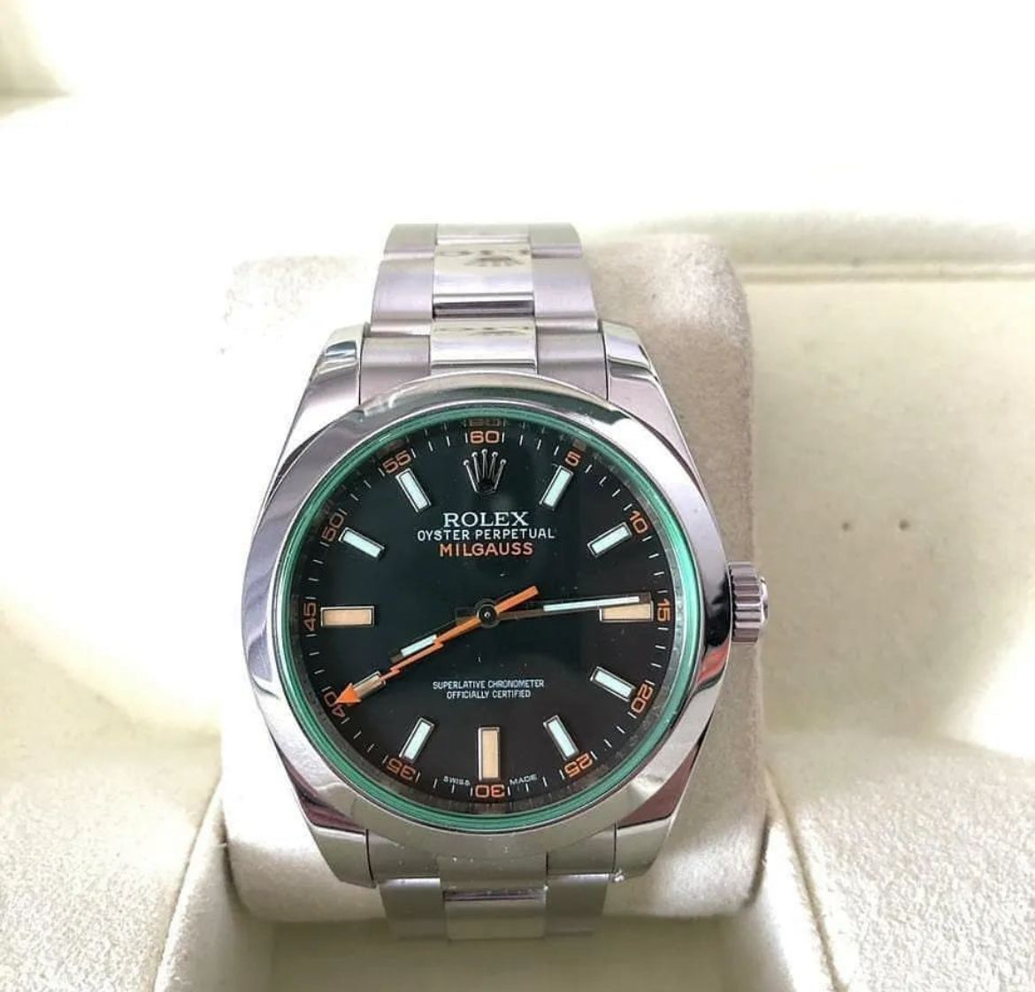ROLEX MILGAUSS BLACK DIAL