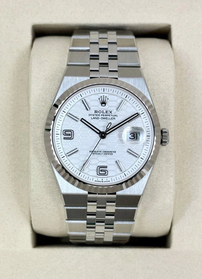 ROLEX LAND-DWELLER SILVER DIAL '25